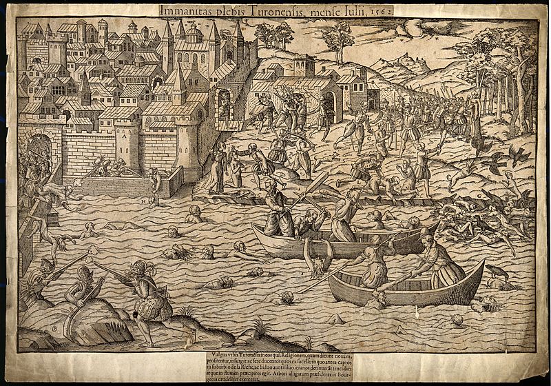 The_massacre_of_Huguenots_at_Tours;_men_and_women_are_shot,_Wellcome_V0048253